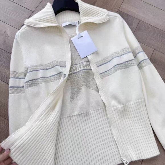 Dior Ski Collection Star Zip Cardigan - Off-White - Picture 4 of 6